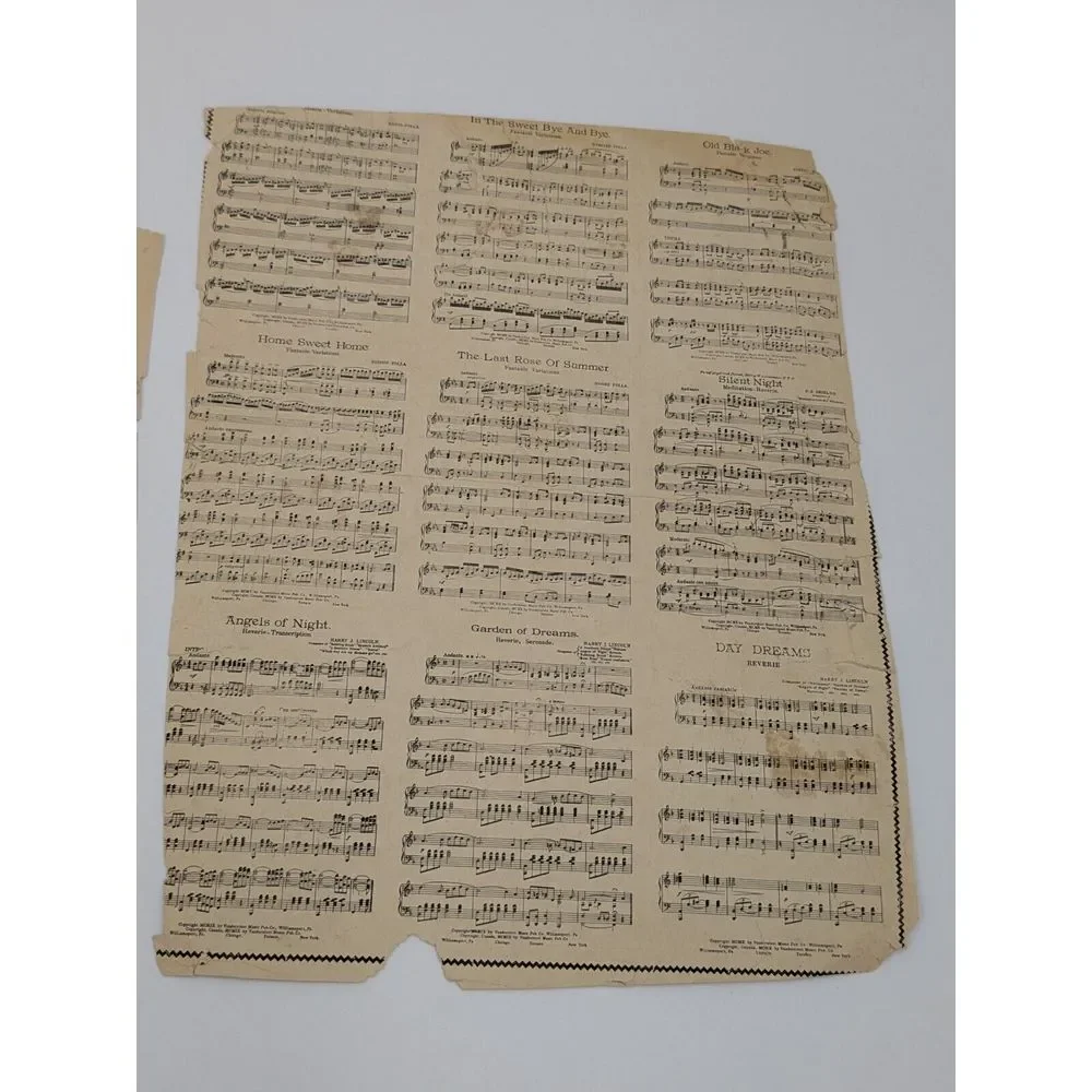 Pioneer Limited Passenger Train Sheet Music 1909 Milwaukee Railroad Road Vintage